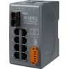 8-port 10/100 Mbps Ethernet with 1 fiber port Switch (Single mode 30 km, SC connector)ICP DAS